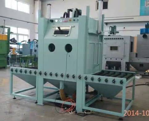 輸送式自動噴砂機